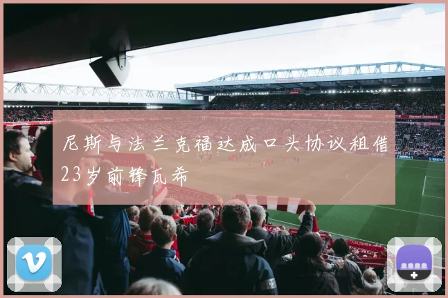 尼斯与法兰克福达成口头协议租借23岁前锋瓦希